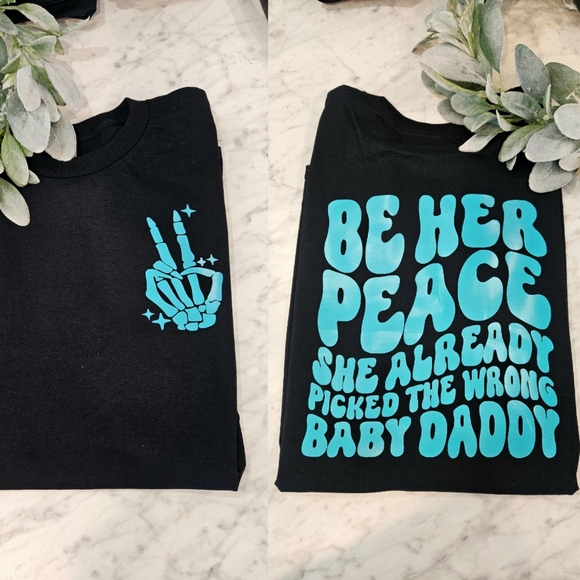 Gildan Tops - Funny shirt retro picked the wrong baby daddy humor popular mom mama